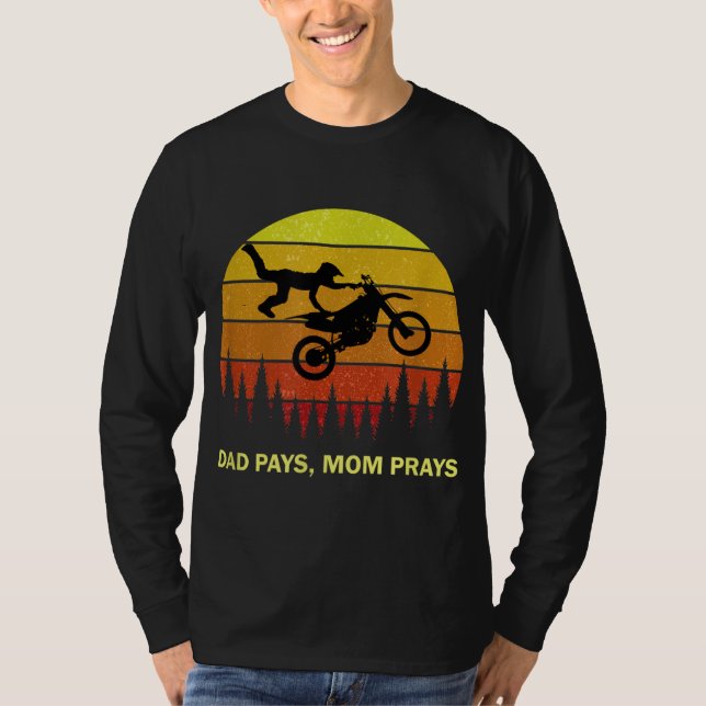 Camiseta Idea divertida de Motocross para papá padre padre  (Anverso)