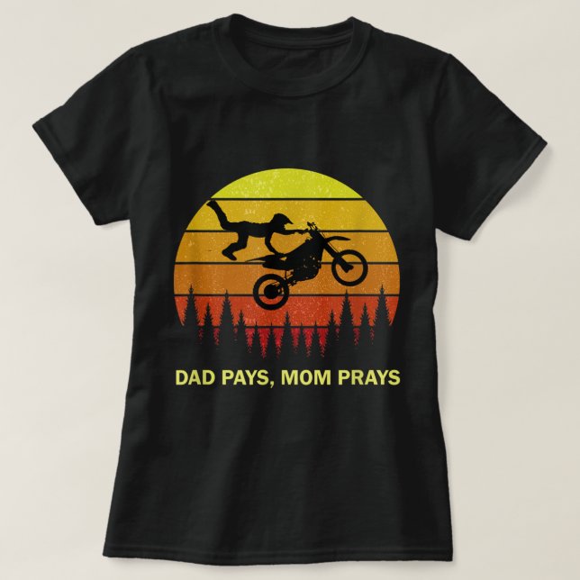 Camiseta Idea divertida de Motocross para papá padre padre  (Diseño del anverso)