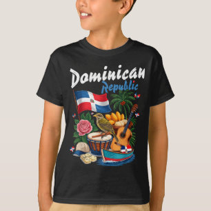Camiseta Idea divertida de outfit de República Dominicana p