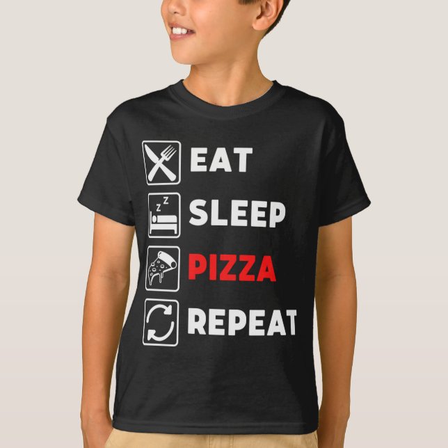 Camiseta Idea divertida de regalo de Pizza Lover - Pizza (Anverso)