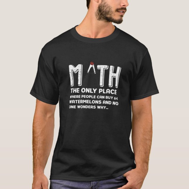 Camiseta Idea divertida de regalo matemático para regalo es (Anverso)