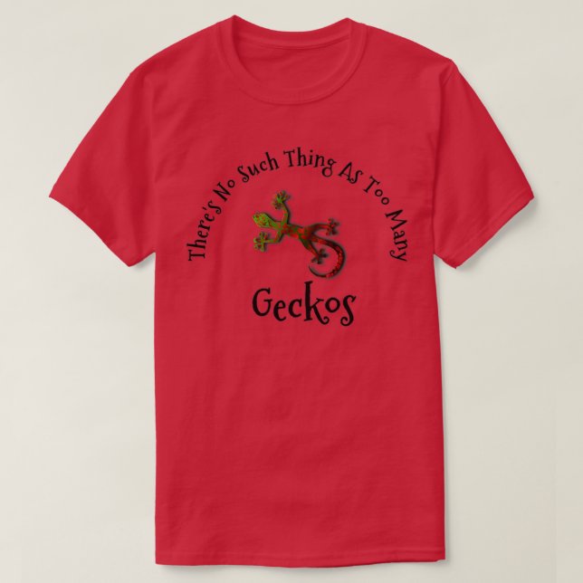 Camiseta Idea divertida de regalo para geckos para los aman (Diseño del anverso)