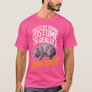 Camiseta Idea divertida de vida salvaje para humanos Wombat
