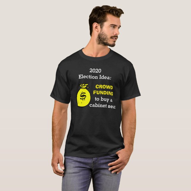 Camiseta Idea electoral de crowdfunding (Anverso completo)