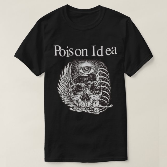 Camiseta Idea envenenada Banda Portland Rock Legend Hallow (Diseño del anverso)