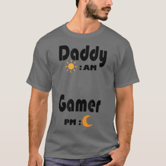 Camiseta Idea Graciosa Para Gamer Dads Daddy Por Day Gamer