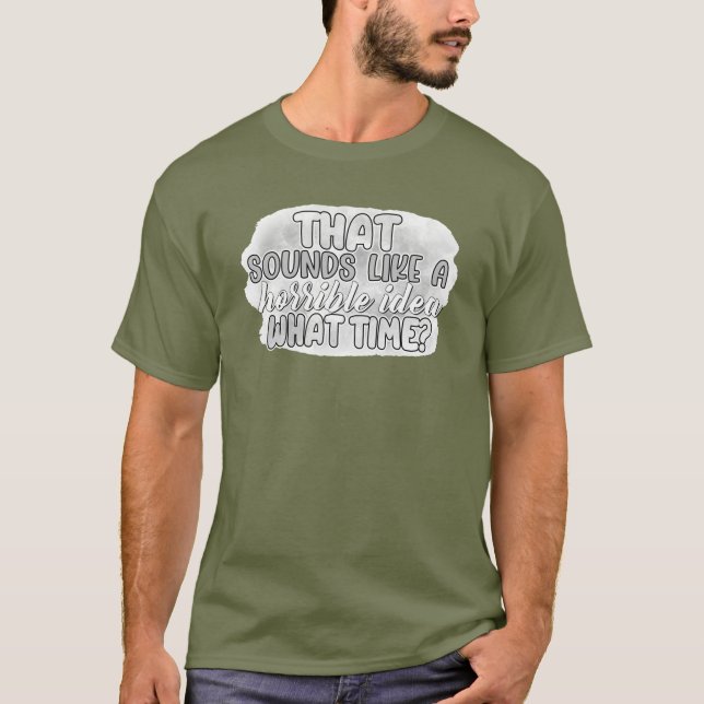 Camiseta Idea Horrible (Anverso)
