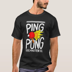 Camiseta Idea maestra de tenis en la mesa de ping pong
