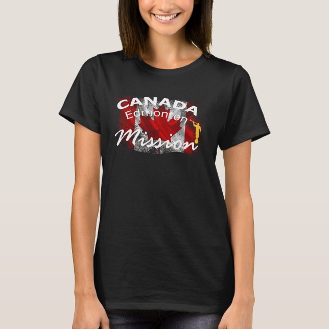 Camiseta Idea Misionera de la Misión Edmonton Mormon LDS de (Anverso)