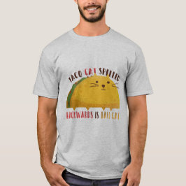 Camiseta Idea única GRÁFICA del regalo del CAT del TACO