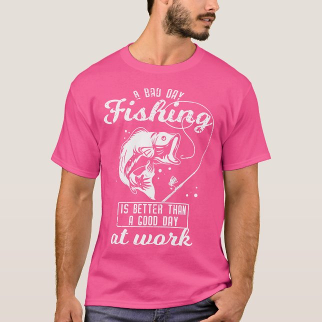 Camiseta Idea Única Para La Pesca (Anverso)