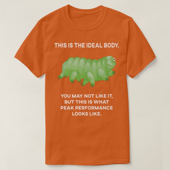 Camiseta Ideal Body Tardigrade Microbiology Science Water B (Diseño del anverso)