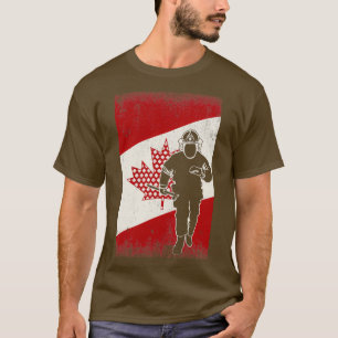Camiseta ideal para bomberos canadienses