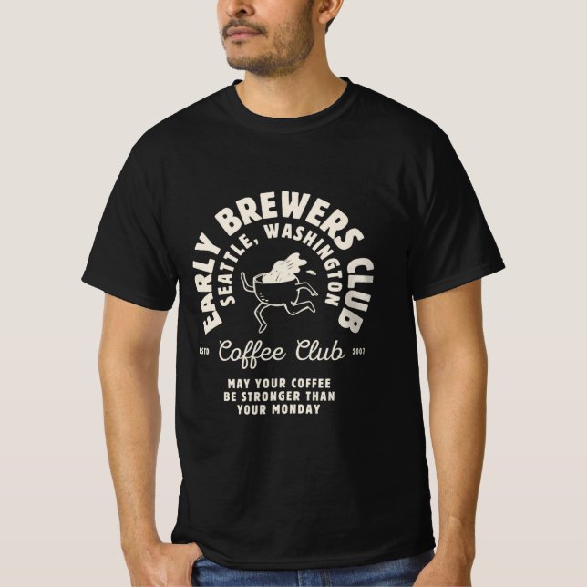 Camiseta ¡Ideal para los amantes del café y para los amante (Anverso)