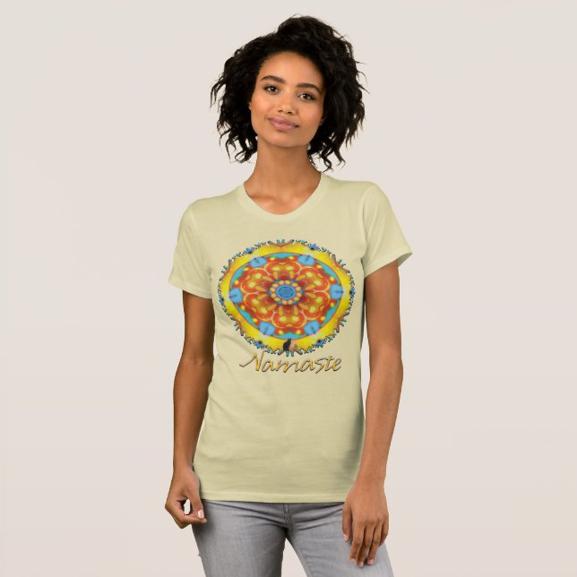 Camiseta Idear Namaste Caleidoscopio (Anverso completo)