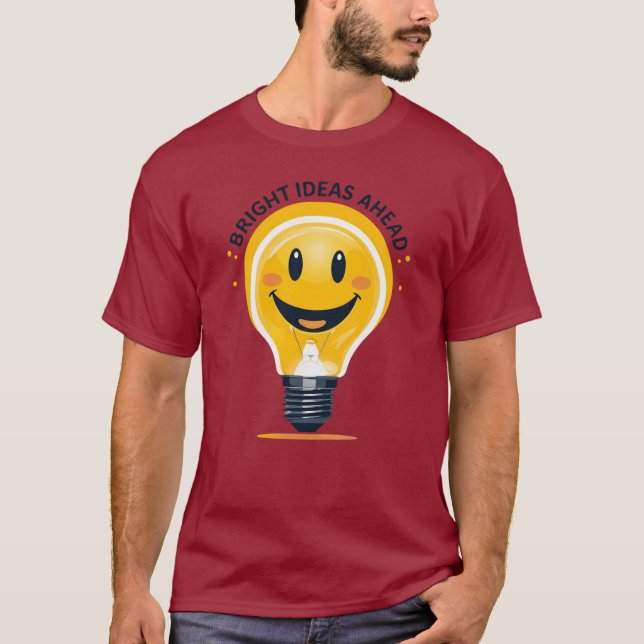 Camiseta Ideas brillantes por delante - Innovación Inspirad (Anverso)
