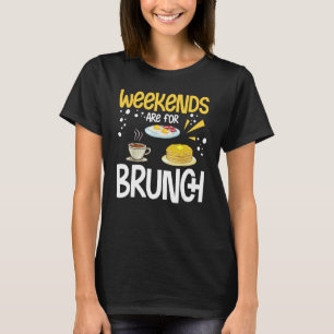 Camiseta Ideas de Brunch Recetas de Comida Mimosa Desayuno
