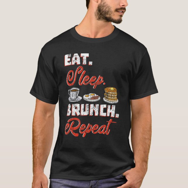 Camiseta Ideas de Brunch Recetas de Comida Mimosa Desayuno  (Anverso)