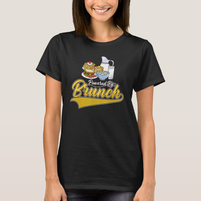 Camiseta Ideas de Brunch Recetas de Comida Mimosa Desayuno  (Anverso)