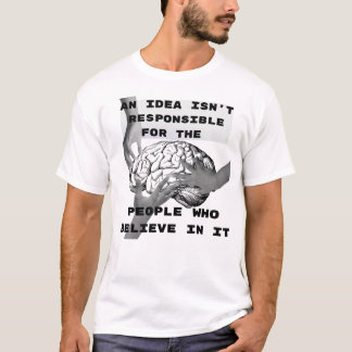 Camiseta ideas de citas arte mente personas filosofía