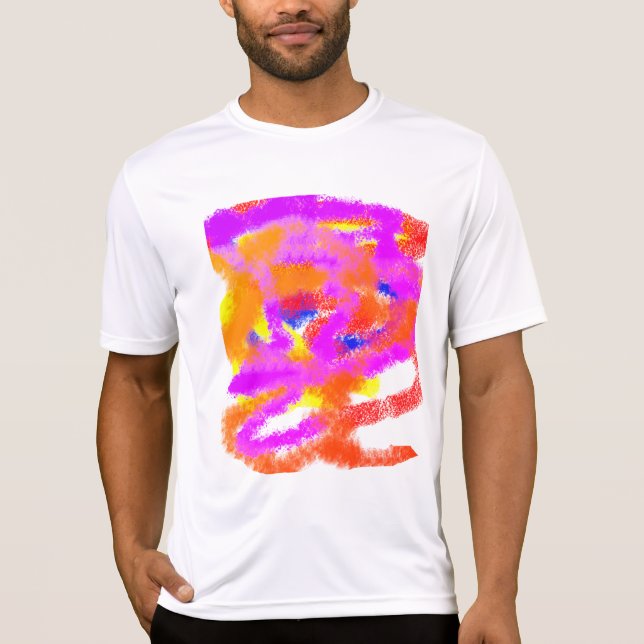 Camiseta Ideas de color estrés mental abstracto (Anverso)