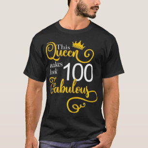 Camiseta Ideas de fiesta de cumpleaños número 100 mujeres A