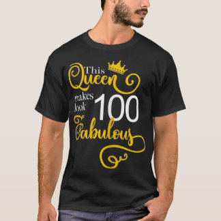 Camiseta Ideas de fiesta de cumpleaños número 100 mujeres A