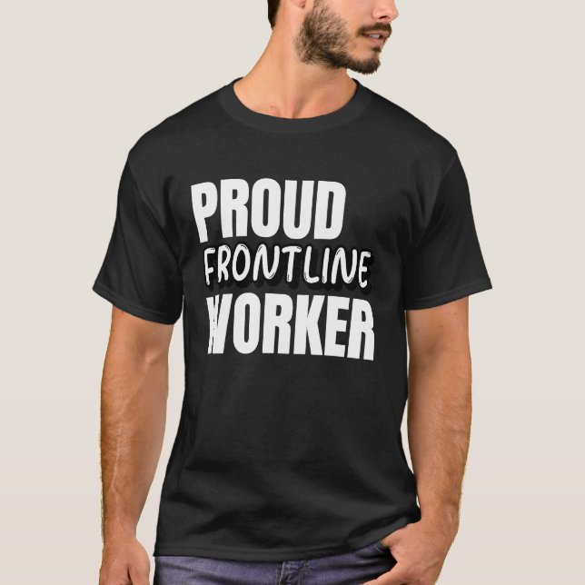 Camiseta Ideas de héroes para trabajadores esenciales de Fr (Anverso)