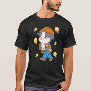 Camiseta Ideas de lámparas de casco de construcción