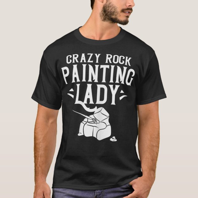 Camiseta Ideas de pintores de artistas de piedra de pintura (Anverso)