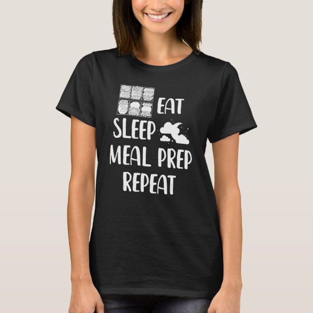 Camiseta Ideas de preparación de la comida Contenedor de pé (Anverso)