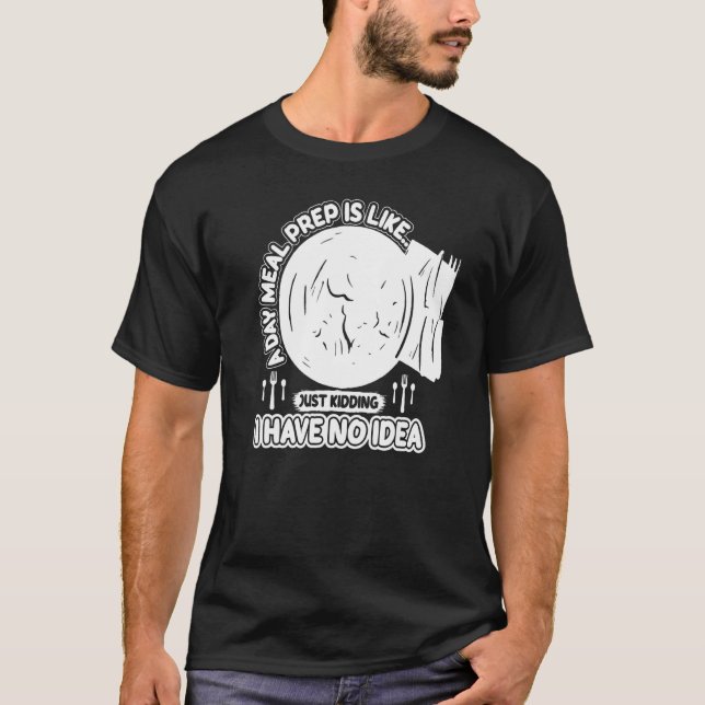 Camiseta Ideas de preparación de la comida Contenedor de pé (Anverso)
