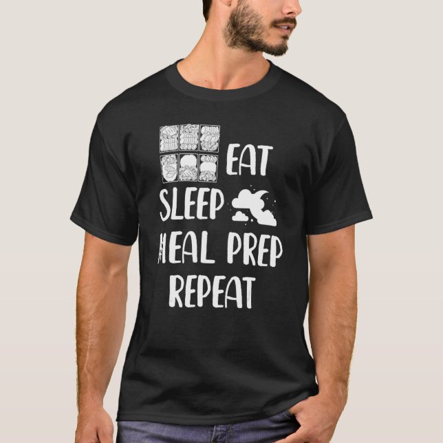 Camiseta Ideas de preparación de la comida Contenedor de pé (Anverso)