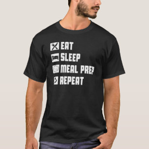 Camiseta Ideas de preparación de la comida Contenedor de pé