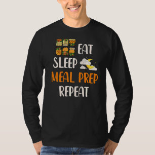 Camiseta Ideas de preparación de la comida Contenedor de pé