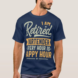 Camiseta Ideas De Regalo Bartender Retirado Bartender Gif