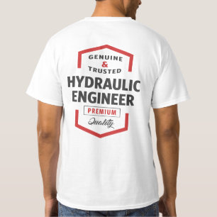 Camiseta Ideas de regalo con logotipo de ingeniero hidráuli