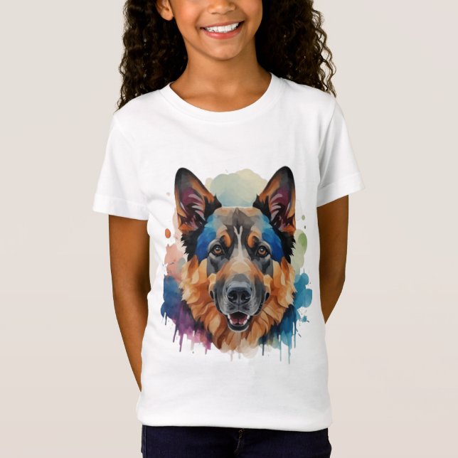 Camiseta Ideas de regalo de perro pastor alemán (Anverso)
