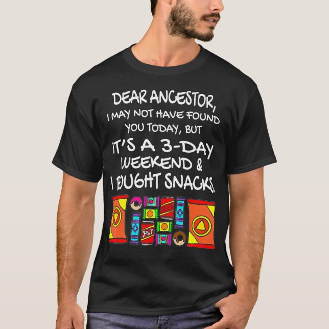 Camiseta Ideas de regalo genealógico divertida árbol de la  (Anverso)