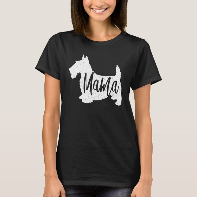 Camiseta Ideas de Scottish Terrier Mama Sealyham (Anverso)