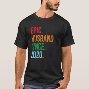 Camiseta Ideas de tercer aniversario de Boda para hombres e