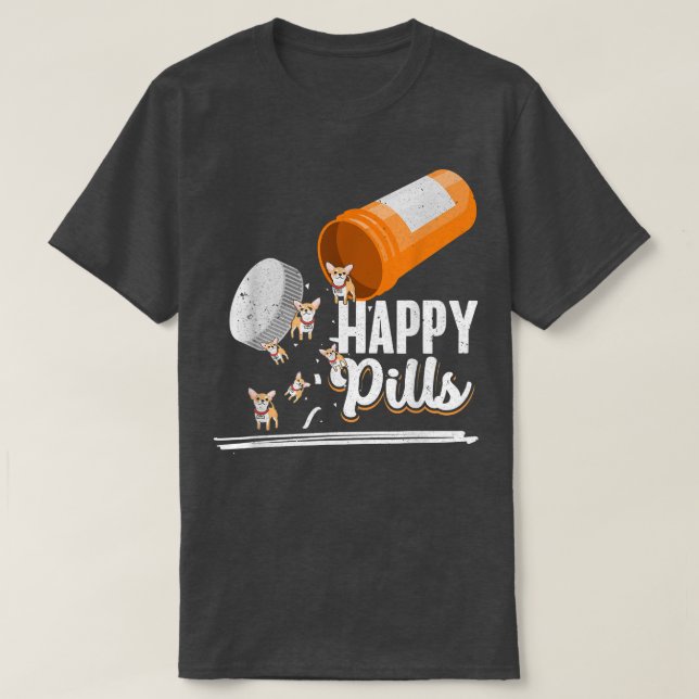 Camiseta Ideas del dueño del perro de las perlas felices de (Diseño del anverso)