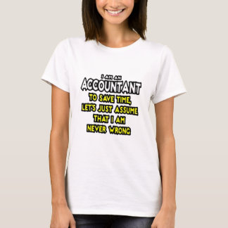 Camiseta Ideas divertidas de regalo de contadores