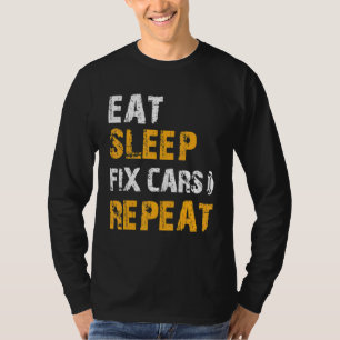 Camiseta Ideas mecánicas automáticas Comer Coches De Fijaci