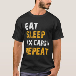 Camiseta Ideas mecánicas automáticas Comer Coches De Fijaci