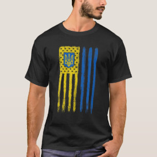 Camiseta Ideas perturbadas de la bandera ucraniana