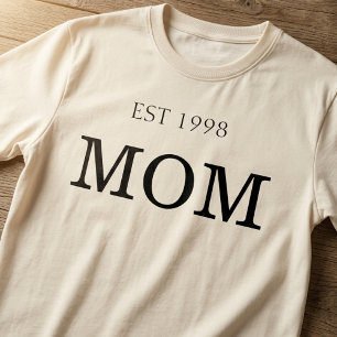 Camiseta Identidad Clásica de Madre Año Establecido