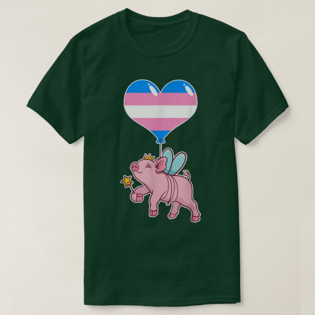 Camiseta Identidad de heces de cerdo transgéneroAmor no bin (Diseño del anverso)