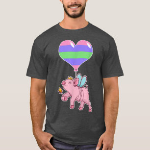 Camiseta Identidad de heces de cerdo trigéneroAmor no binar