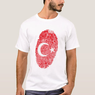 Camiseta Identidad del orgullo del país con la bandera de T